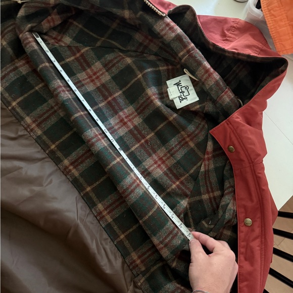 Woolrich wool-lined shell - burnt sienna / dark orange - Picture 14 of 15